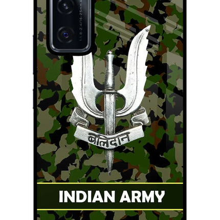 Balidan Indian Logo Vivo V20 SE Glass Case