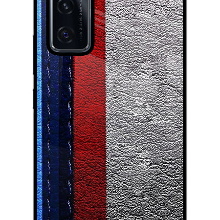 BMW Stripes Vivo V20 SE Glass Case