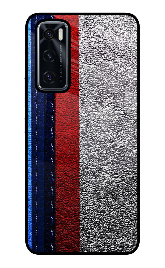 BMW Stripes Vivo V20 SE Glass Case