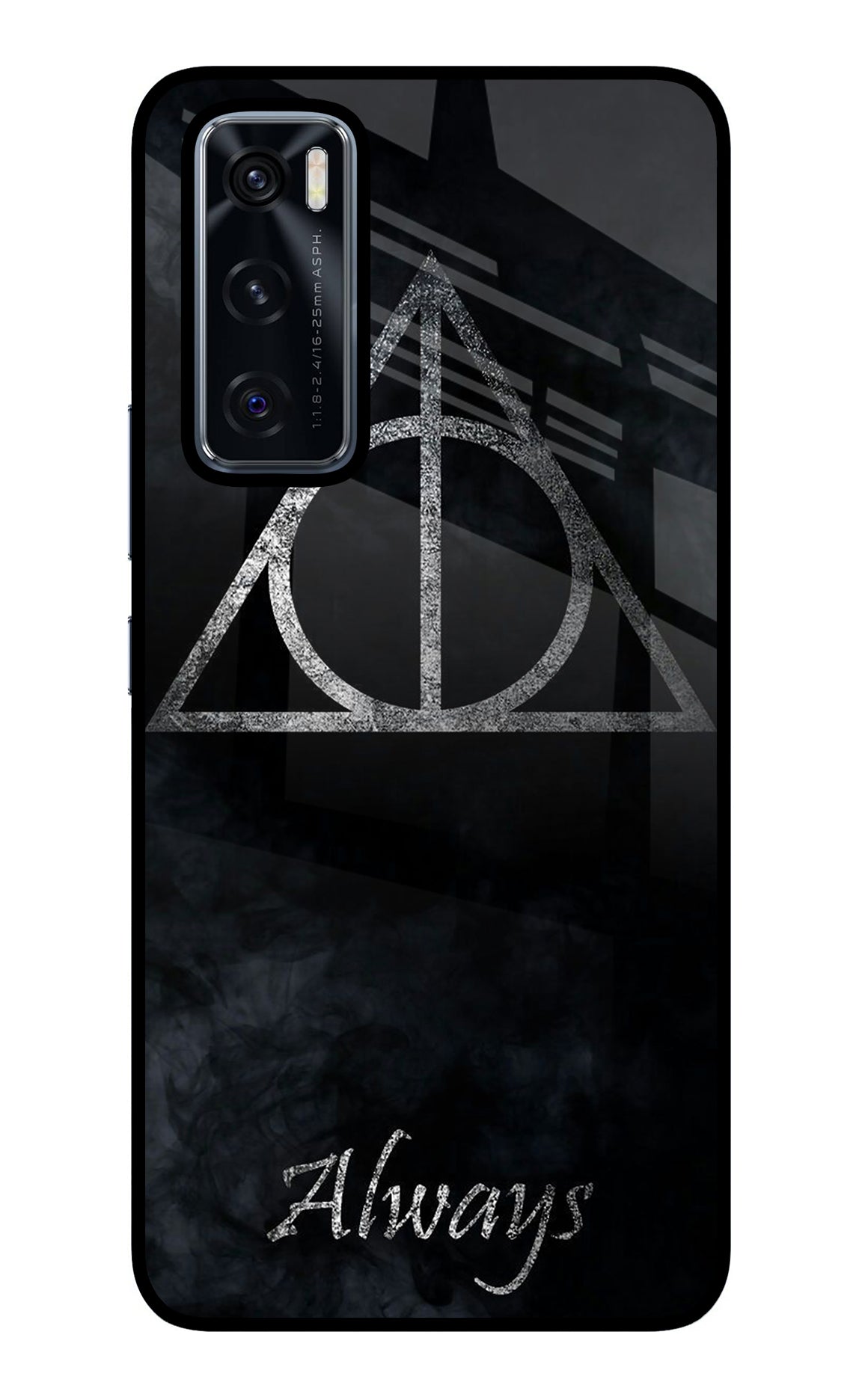 Deathly Hallows Vivo V20 SE Glass Case