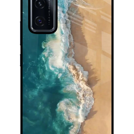 Ocean Beach Vivo V20 SE Glass Case