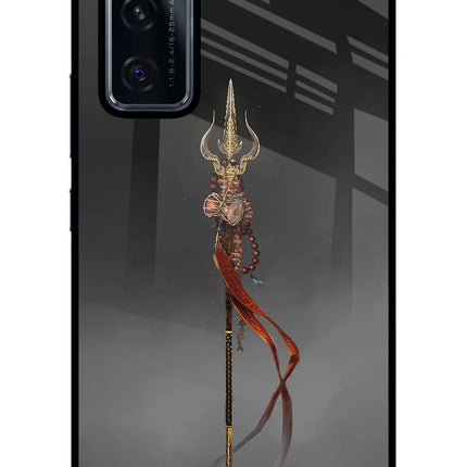 Shiv Trishul Vivo V20 SE Glass Case