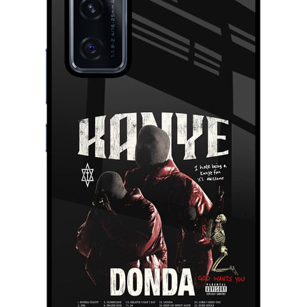 Donda Kanye West Vivo V20 SE Glass Case