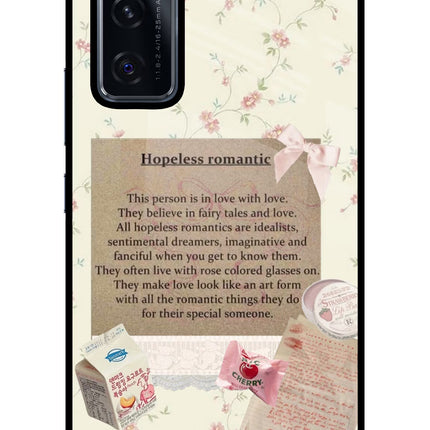 Hopeless Romantic Vivo V20 SE Glass Case