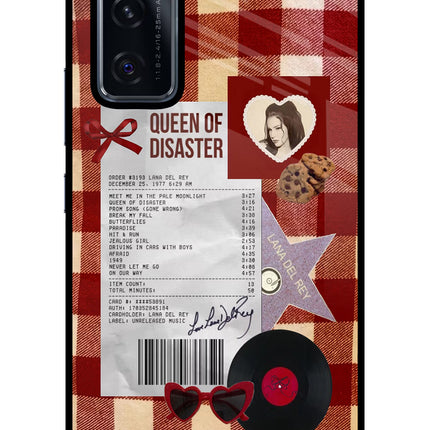 Queen of Disaster Vivo V20 SE Glass Case