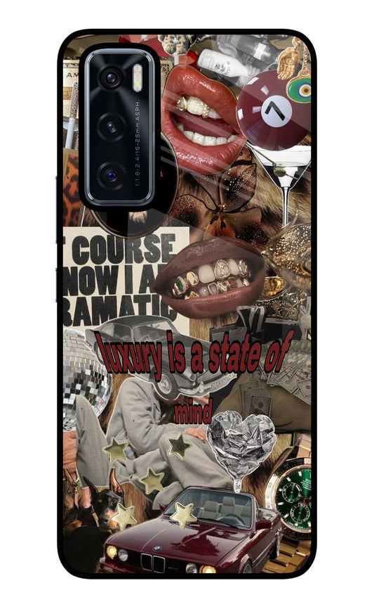 Luxury Vivo V20 SE Glass Case