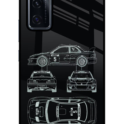 WRC'99 Vivo V20 SE Glass Case