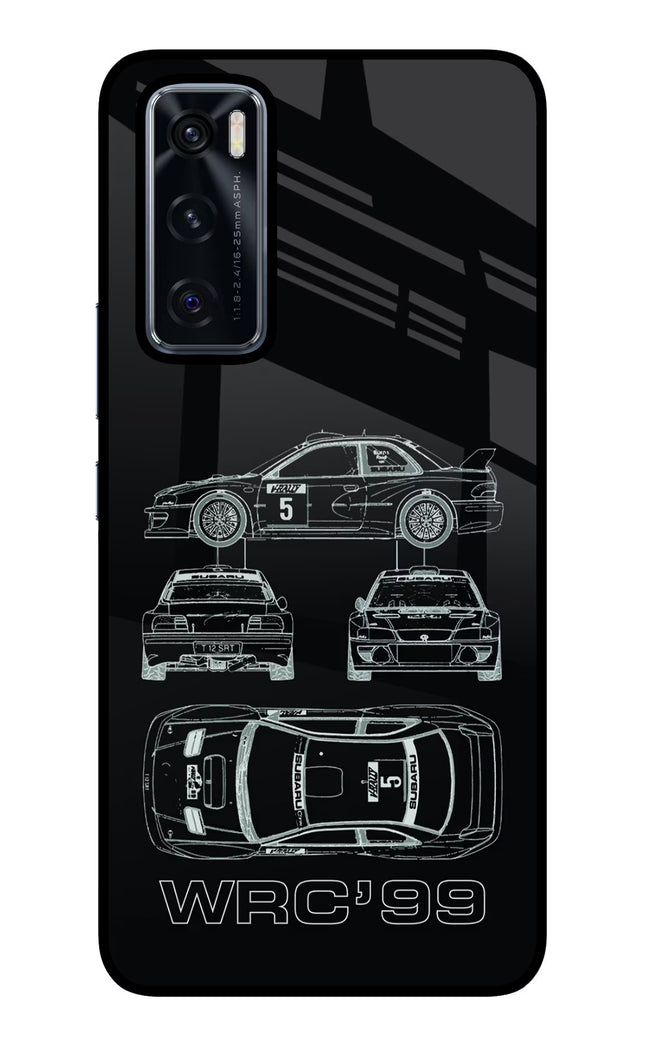 WRC'99 Vivo V20 SE Glass Case