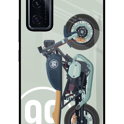 Classic Cafe Racer 99 Vivo V20 SE Glass Case