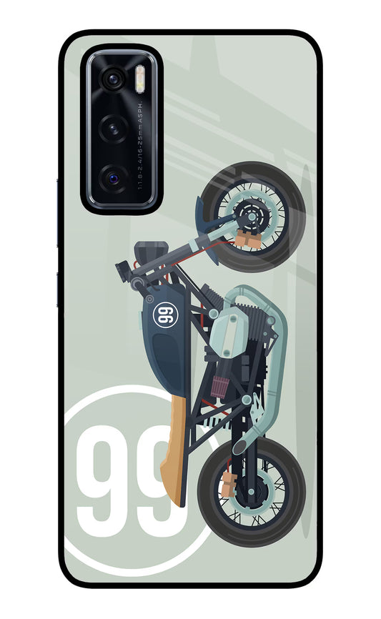 Classic Cafe Racer 99 Vivo V20 SE Glass Case