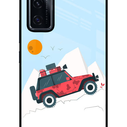 Mountain Trail Beast Vivo V20 SE Glass Case