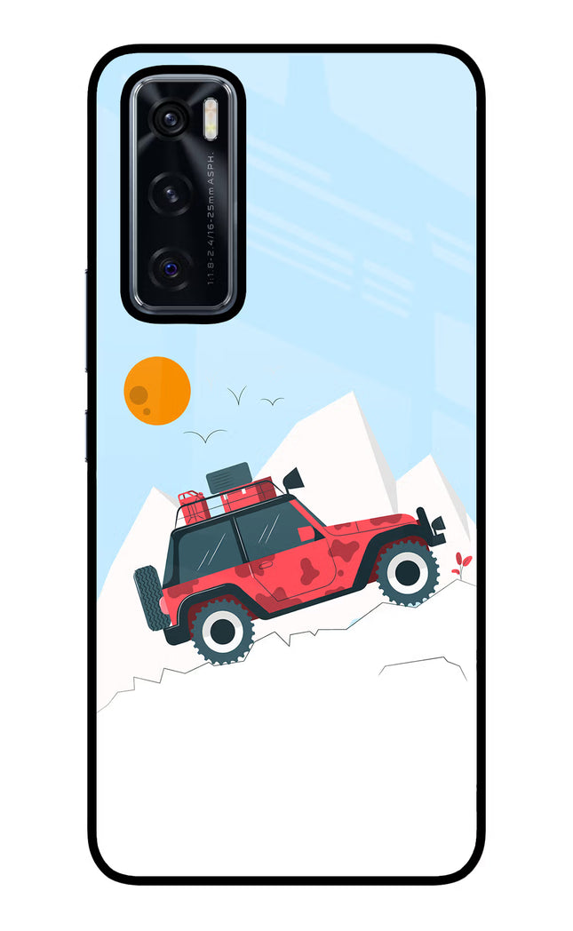 Mountain Trail Beast Vivo V20 SE Glass Case