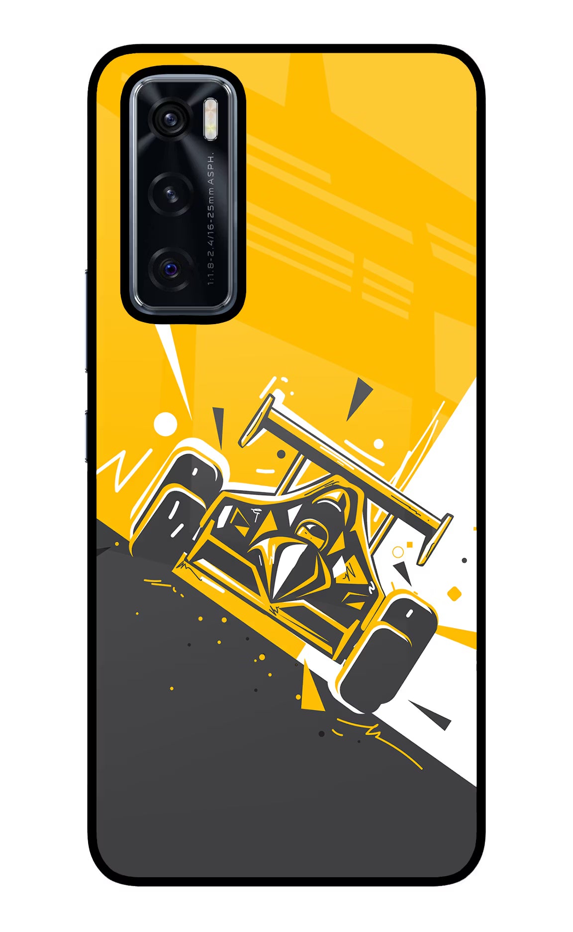Track King Vivo V20 SE Glass Case