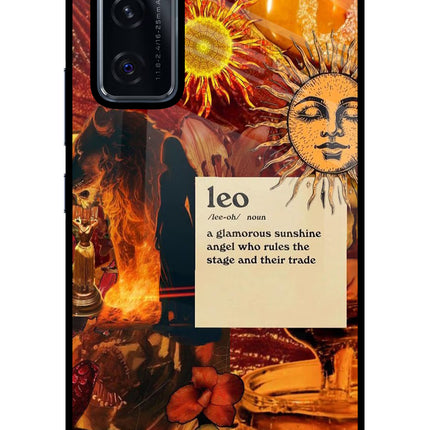 Leo Zodiac Vivo V20 SE Glass Case