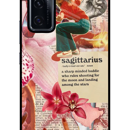 Sagittarius Zodiac Vivo V20 SE Glass Case