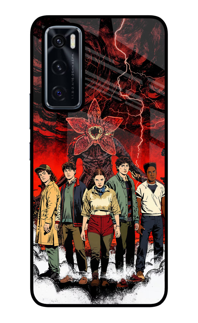 Ordinary Things Characters Vivo V20 SE Glass Case