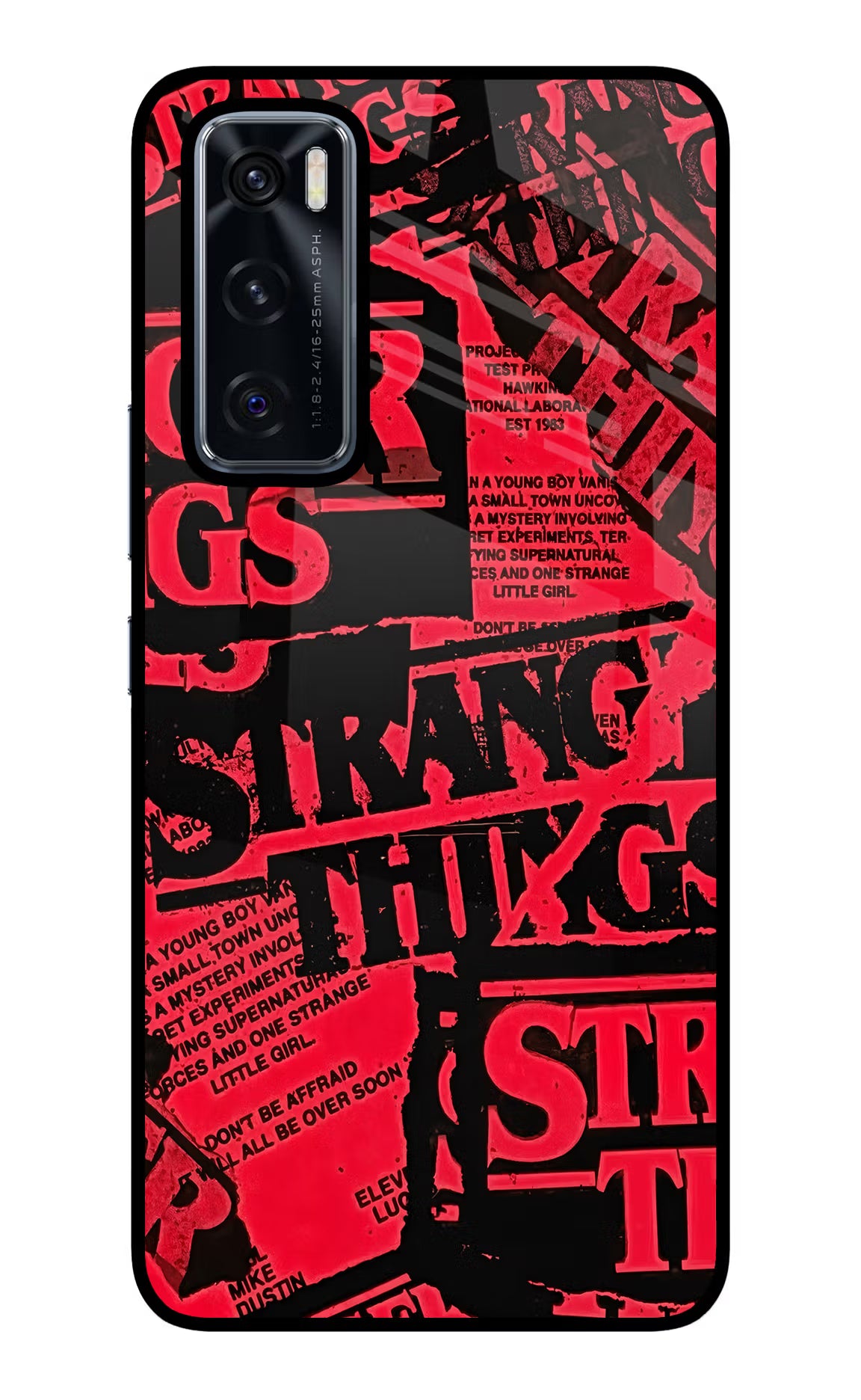 Ordinary Things Vivo V20 SE Glass Case Back Cover by Casekaro