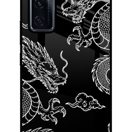 Twin Dragons Vivo V20 SE Glass Case