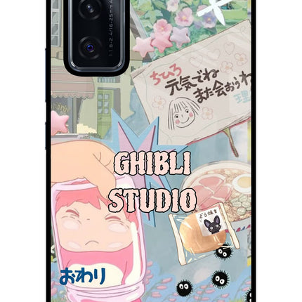 Studio Ghibli Vivo V20 SE Glass Case