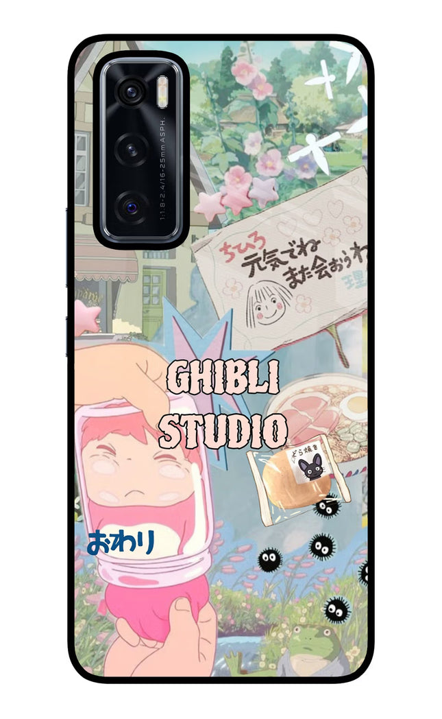 Studio Ghibli Vivo V20 SE Glass Case