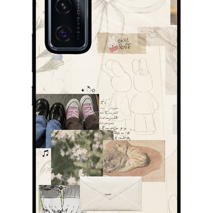 Soft Aesthetic Vivo V20 SE Glass Case