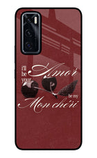 Velvet Cherry Vivo V20 SE Glass Case