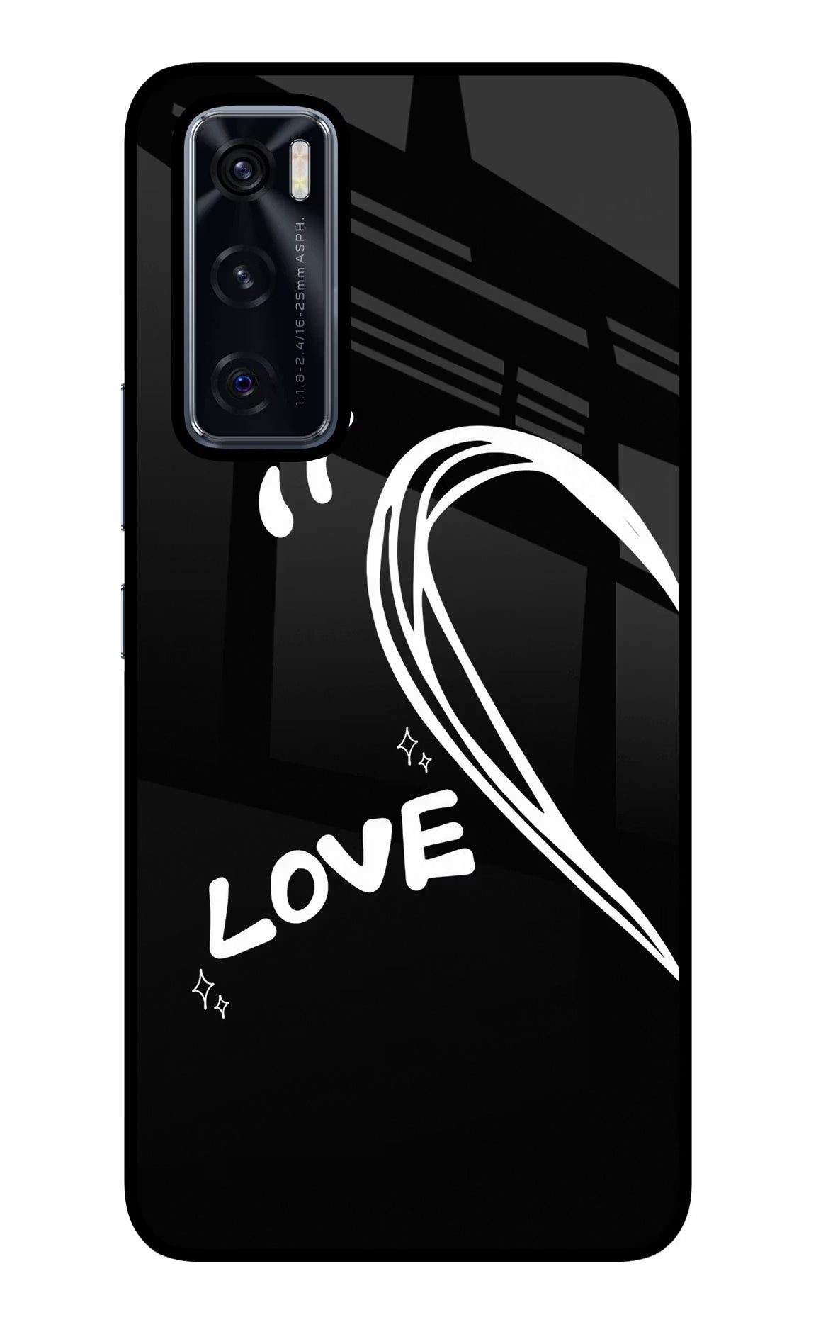 Love Line Vivo V20 SE Glass Case