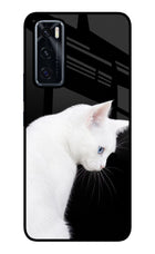 Snow Gaze Vivo V20 SE Glass Case