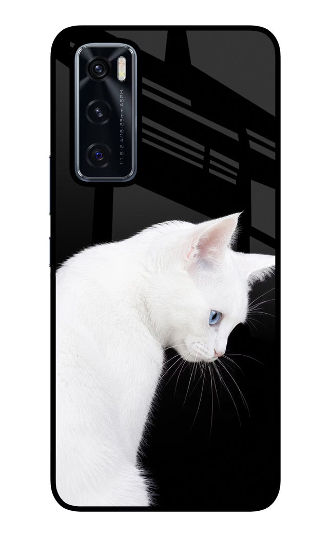 Snow Gaze Vivo V20 SE Glass Case