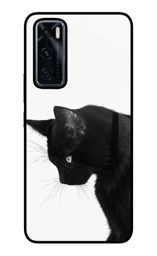Shadow Gaze Vivo V20 SE Glass Case