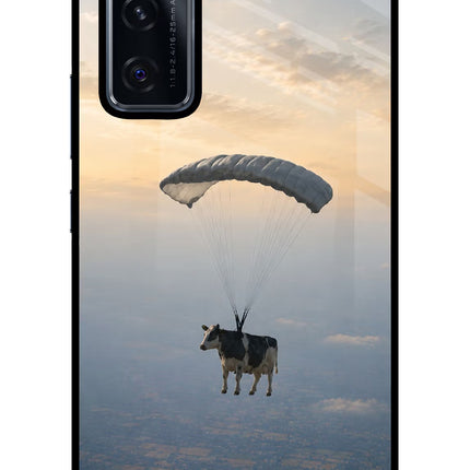 Skydiving Cow Vivo V20 SE Glass Case