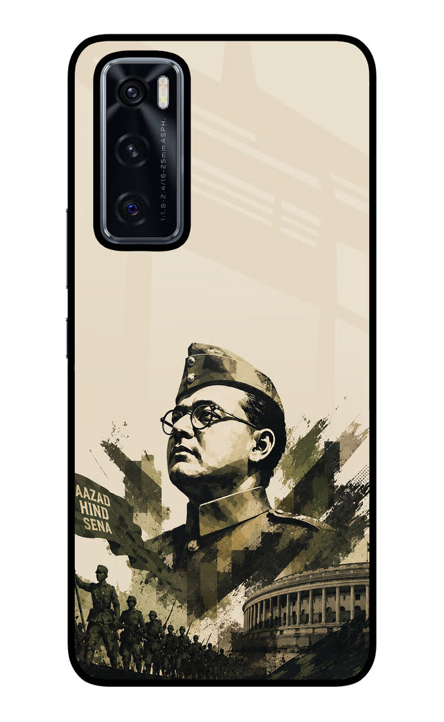 Netaji Rising Vivo V20 SE Glass Case