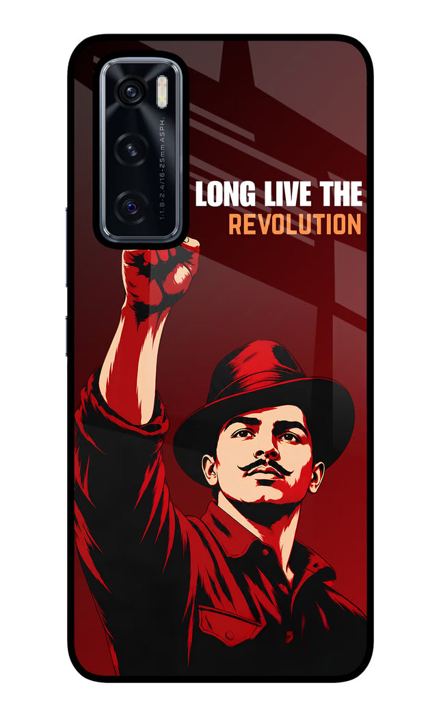 Bhagat Singh Revolution Vivo V20 SE Glass Case