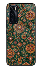 Green Pataka Vivo V20 SE Glass Case