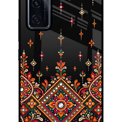 Noir Mehfil Vivo V20 SE Glass Case