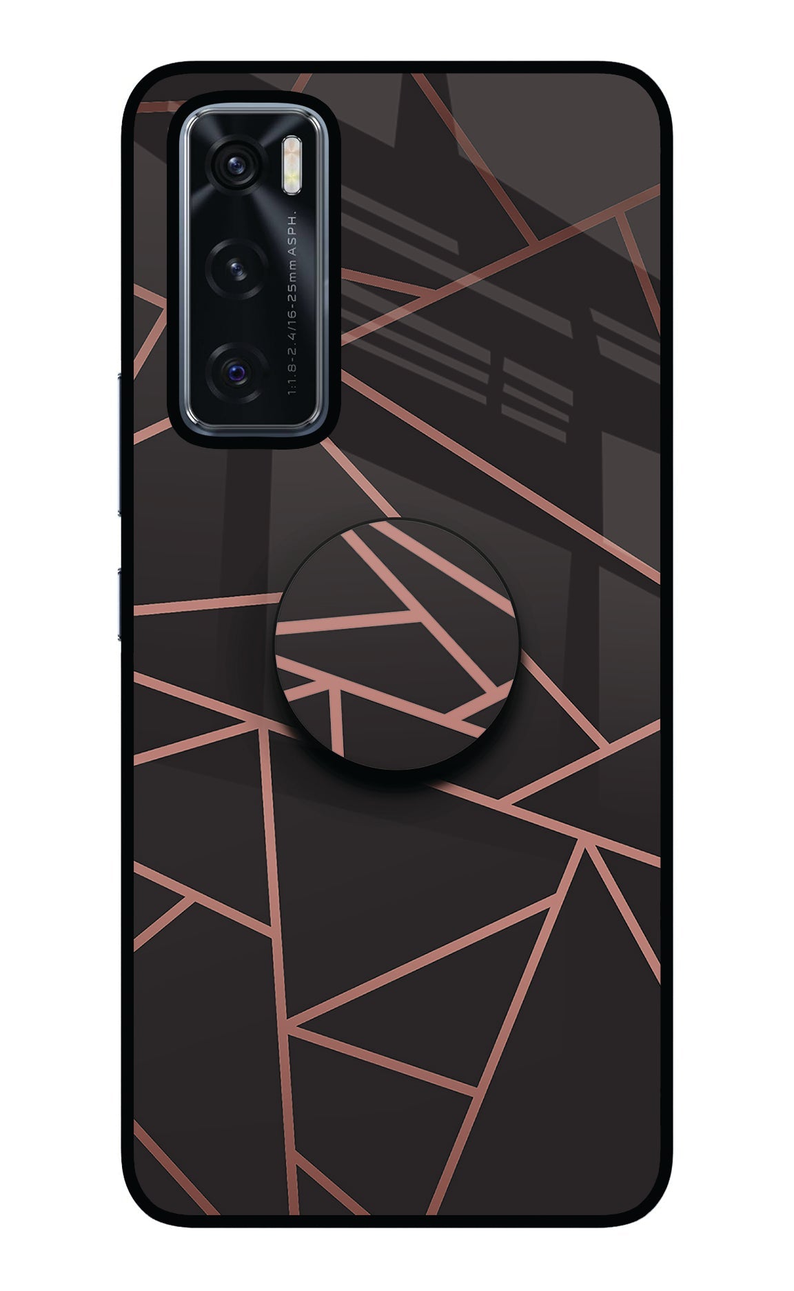 Geometric Pattern Vivo V20 SE Glass Case