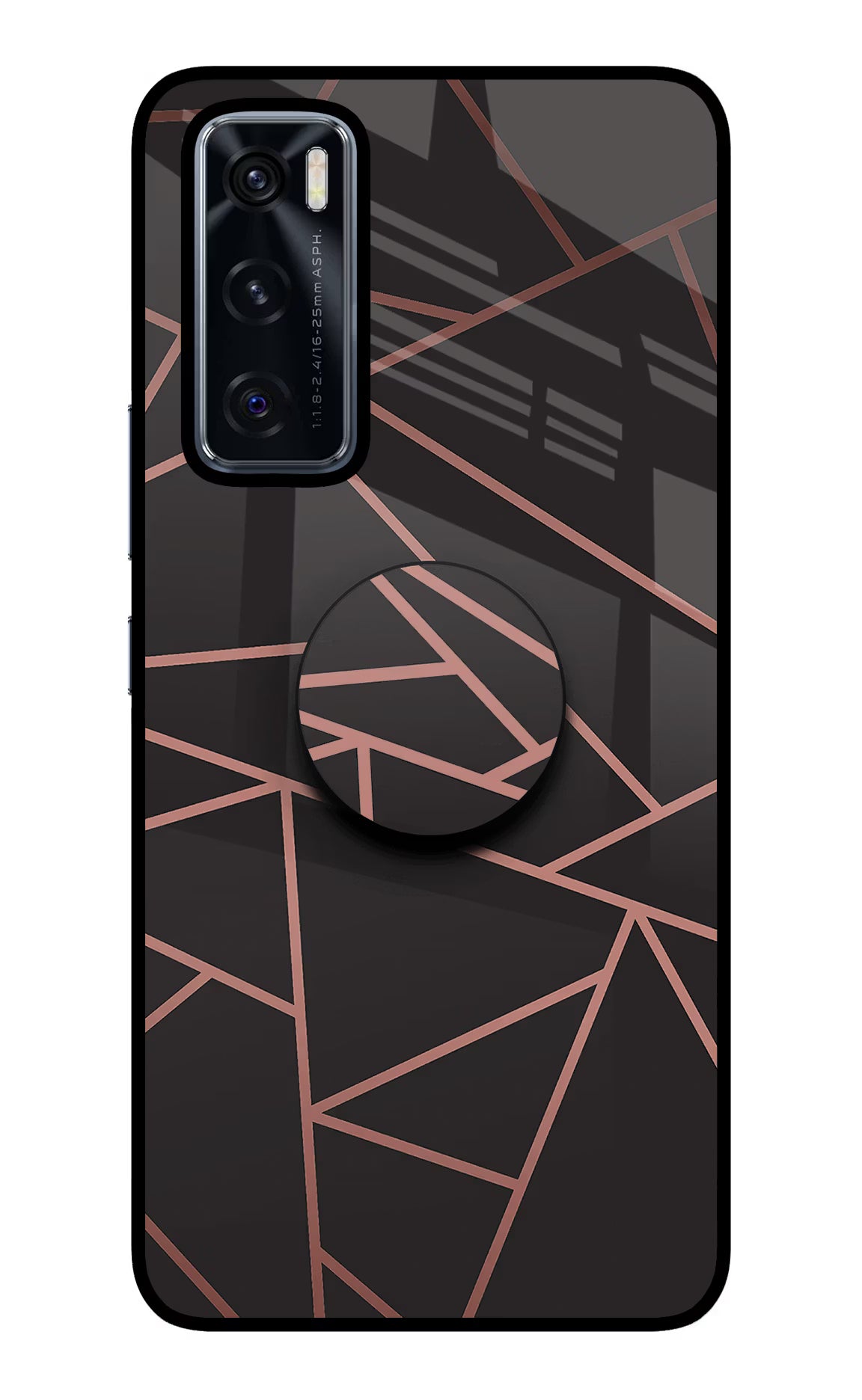 Geometric Pattern Vivo V20 SE Glass Case