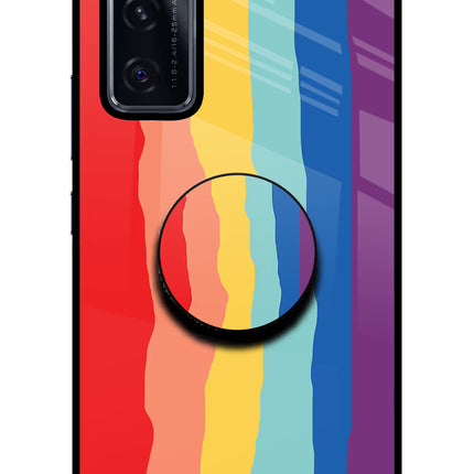 Rainbow Vivo V20 SE Glass Case