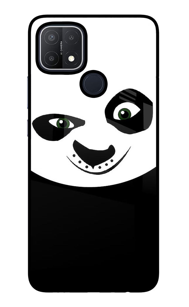 Panda Oppo A15/A15s Glass Case Back Cover by Casekaro