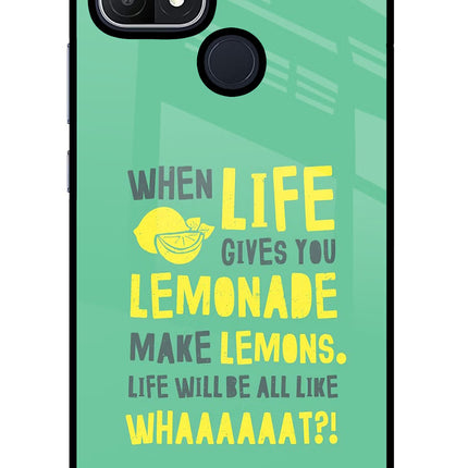 Quote Oppo A15/A15s Glass Case