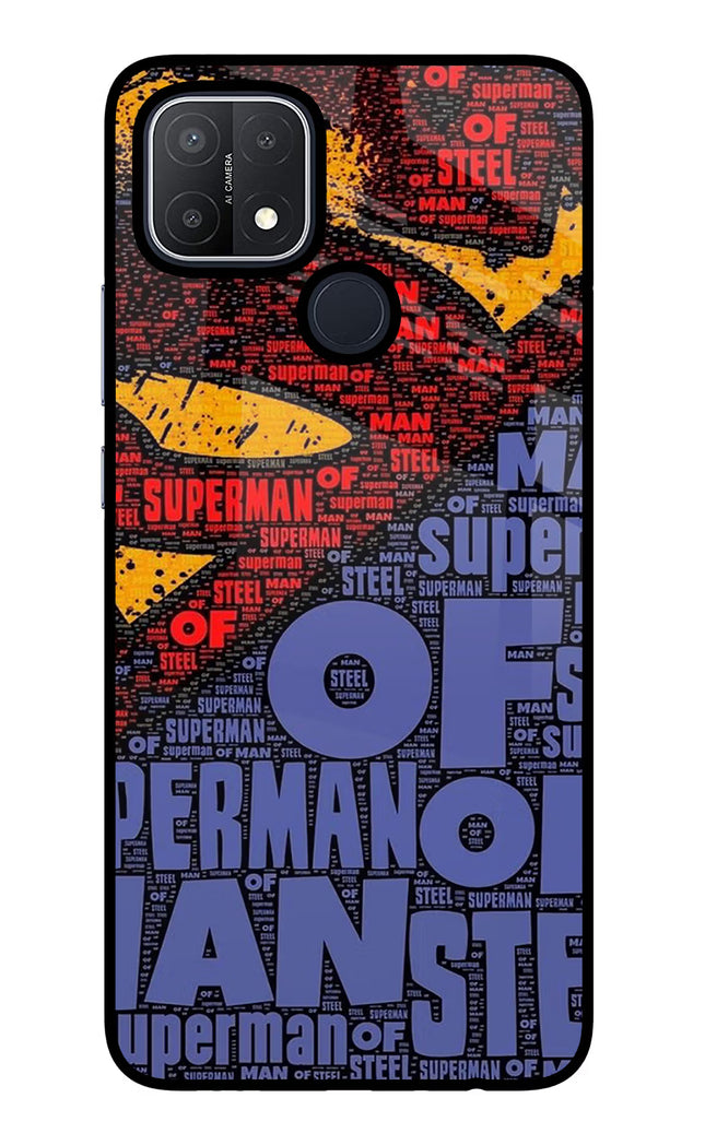 Superman Oppo A15/A15s Glass Case