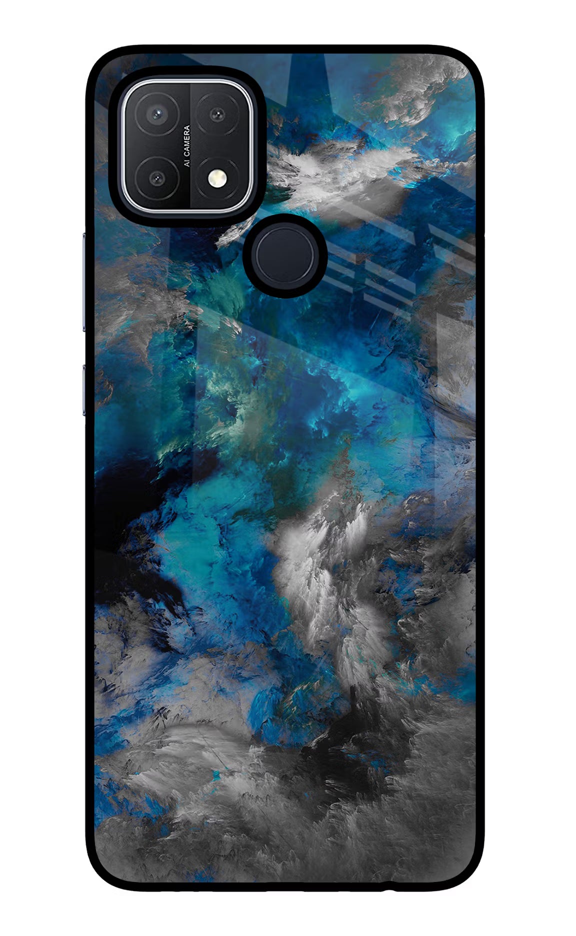 Artwork Oppo A15/A15s Glass Case Back Cover by Casekaro