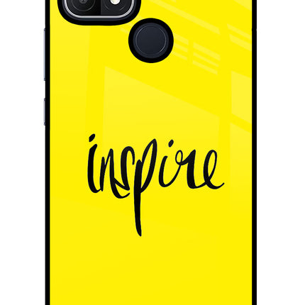Inspire Oppo A15/A15s Glass Case Back Cover by Casekaro