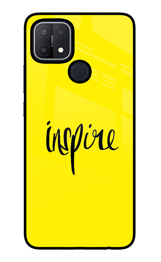 Inspire Oppo A15/A15s Glass Case Back Cover by Casekaro
