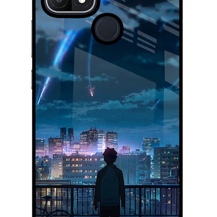 Anime Oppo A15/A15s Glass Case