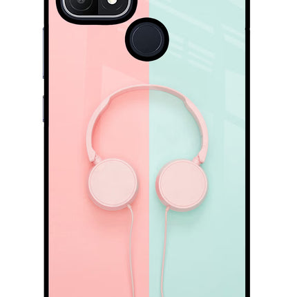 Music Lover Oppo A15/A15s Glass Case Back Cover by Casekaro