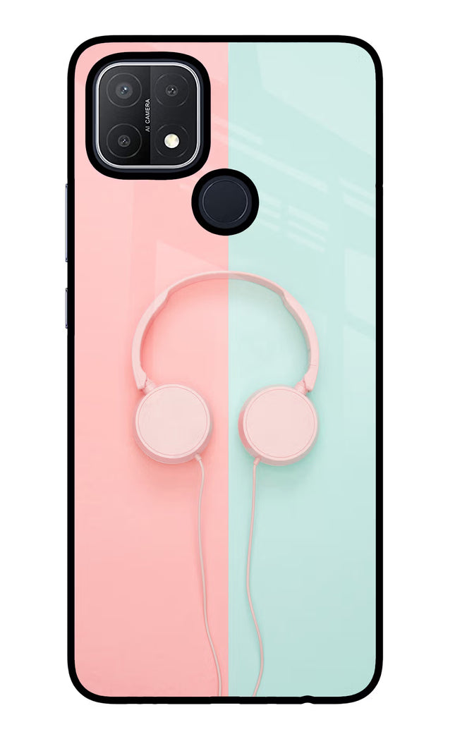 Music Lover Oppo A15/A15s Glass Case Back Cover by Casekaro