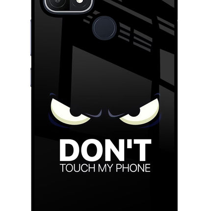 Don'T Touch My Phone Oppo A15/A15s Glass Case