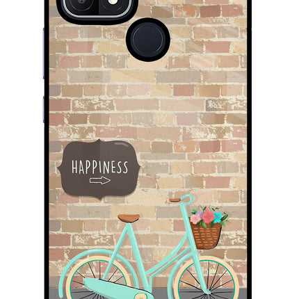 Happiness Artwork Oppo A15/A15s Glass Case