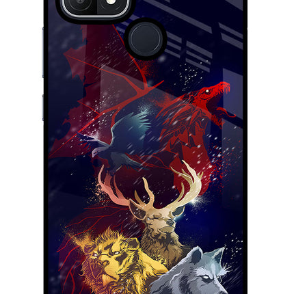 Game Of Thrones Oppo A15/A15s Glass Case Back Cover by Casekaro